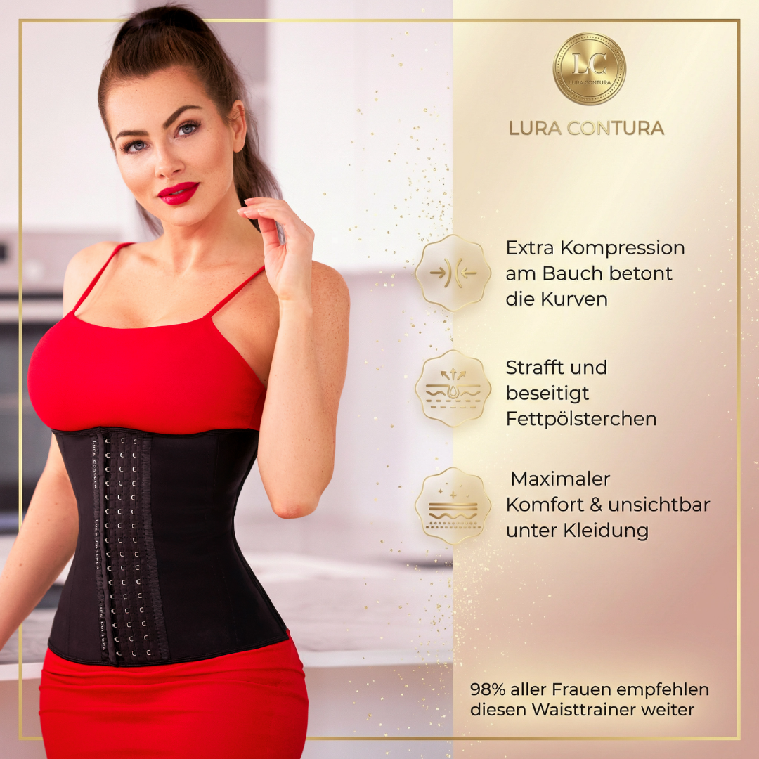 "Black Vivien" - Premium Taille formendes Corset