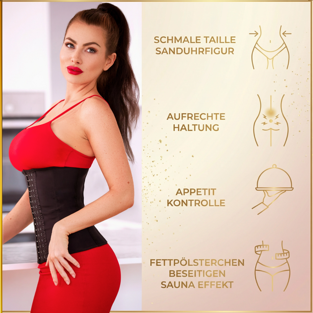 "Black Vivien" - Premium Taille formendes Corset
