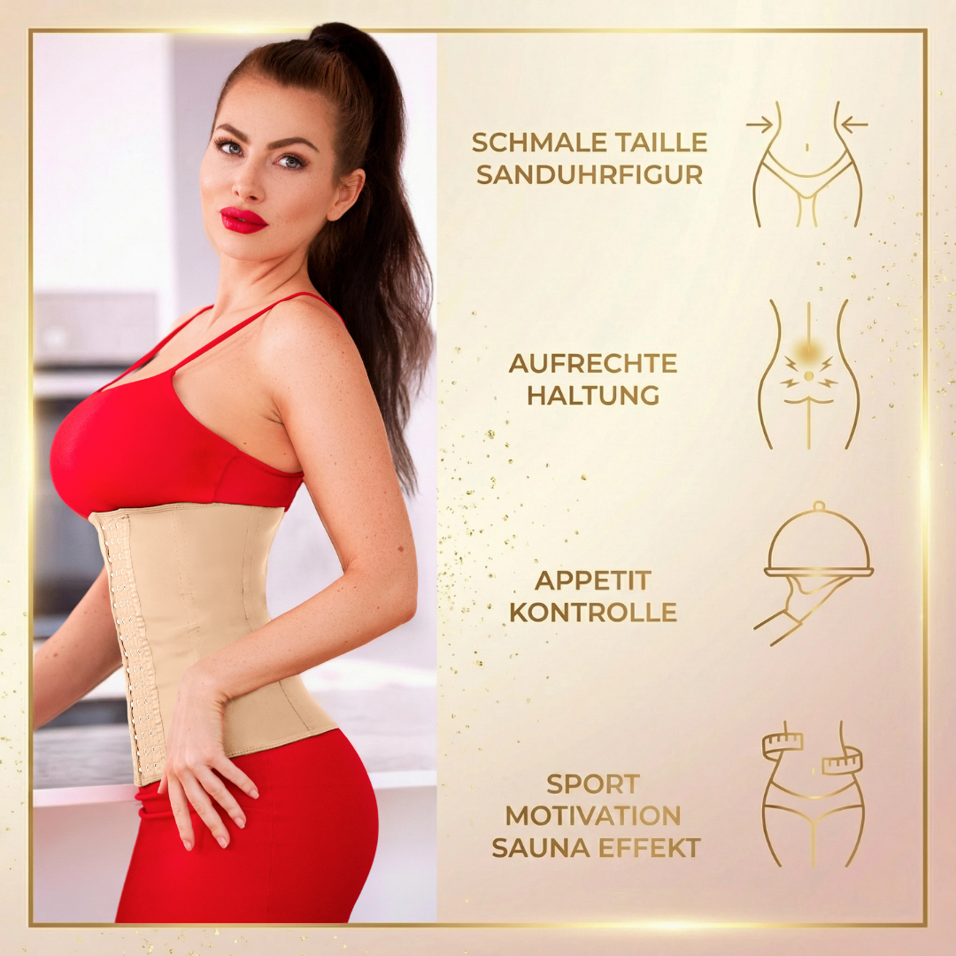 "Beige Niviene" - Premium Taille formendes Corset