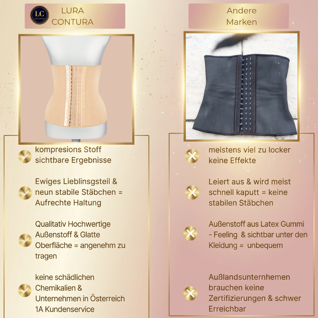"Beige Niviene" - Premium Taille formendes Corset